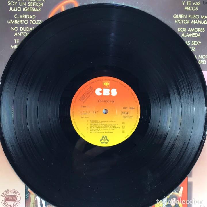 Discos de vinilo: Various &ndash; Pop-Rock 80 - Vinyl, LP, Compilation, Promo - Foto 3