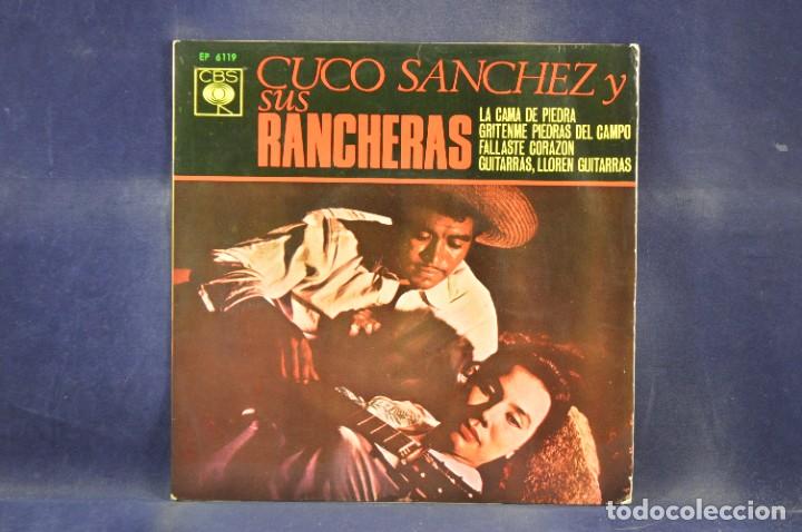 Discos de vinilo: CUCO SANCHEZ - CUCO SANCHEZ Y SUS RANCHERAS - EP - Foto 1