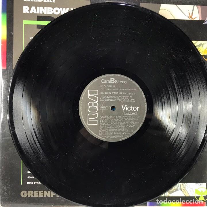 Discos de vinilo: Various &ndash; Greenpeace Rainbow Warriors - 2 x Vinyl, LP, Compilation, Gatefold - Foto 5