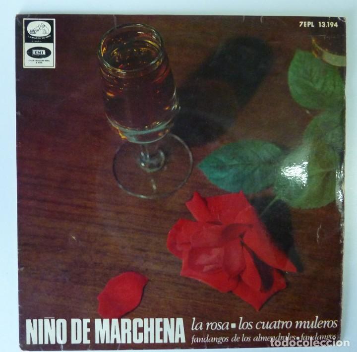 Discos de vinilo: NI&Ntilde;O MARCHENA // LA ROSA+3 // 1958 // EP - Foto 1