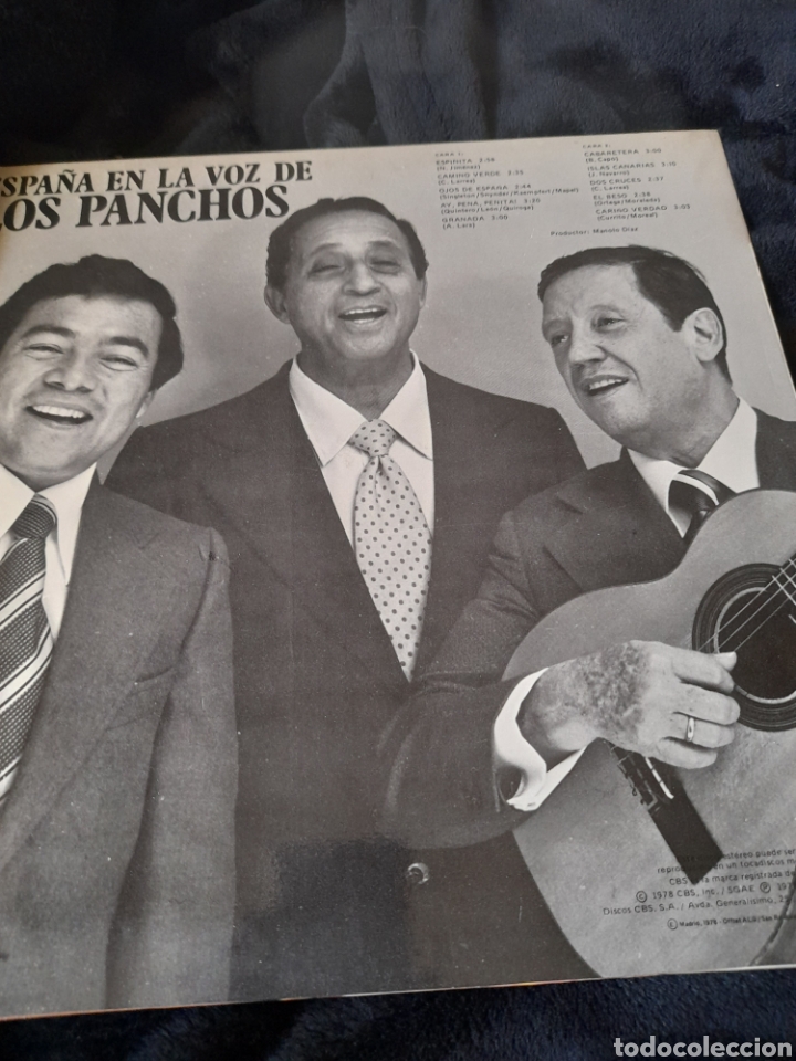 Discos de vinilo: Espa&ntilde;a en la voz de Los Panchos, vinilo - Foto 2