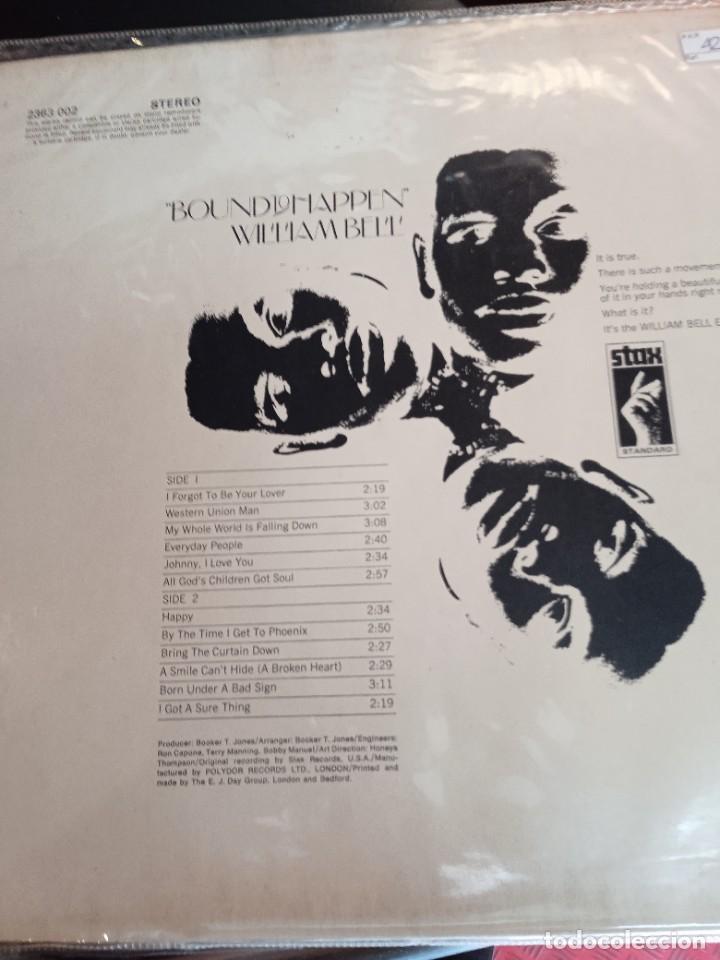 Discos de vinilo: WILLIAM BELL- BOUND TO HAPPEN. LP - Foto 2