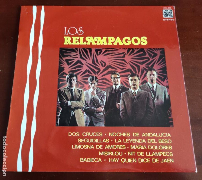Discos de vinilo: LOS RELAMPAGOS - CAUDAL - LP - 1977 - Foto 1