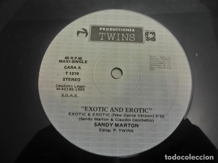 Discos de vinilo: Sandy Marton - Exotic And Erotic - Foto 3