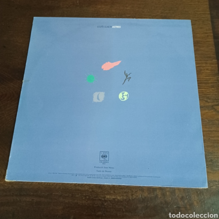 Discos de vinilo: LUIS LLACH - ASTRES 1986 CBS LP - Foto 2