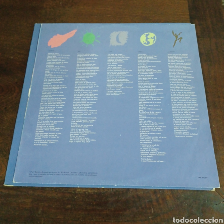 Discos de vinilo: LUIS LLACH - ASTRES 1986 CBS LP - Foto 3