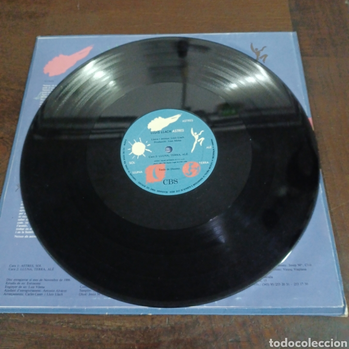 Discos de vinilo: LUIS LLACH - ASTRES 1986 CBS LP - Foto 7