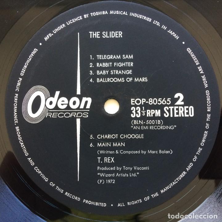 Discos de vinilo: T. Rex &lrm;&ndash; The Slider , Japan 1972 Odeon* - Foto 9