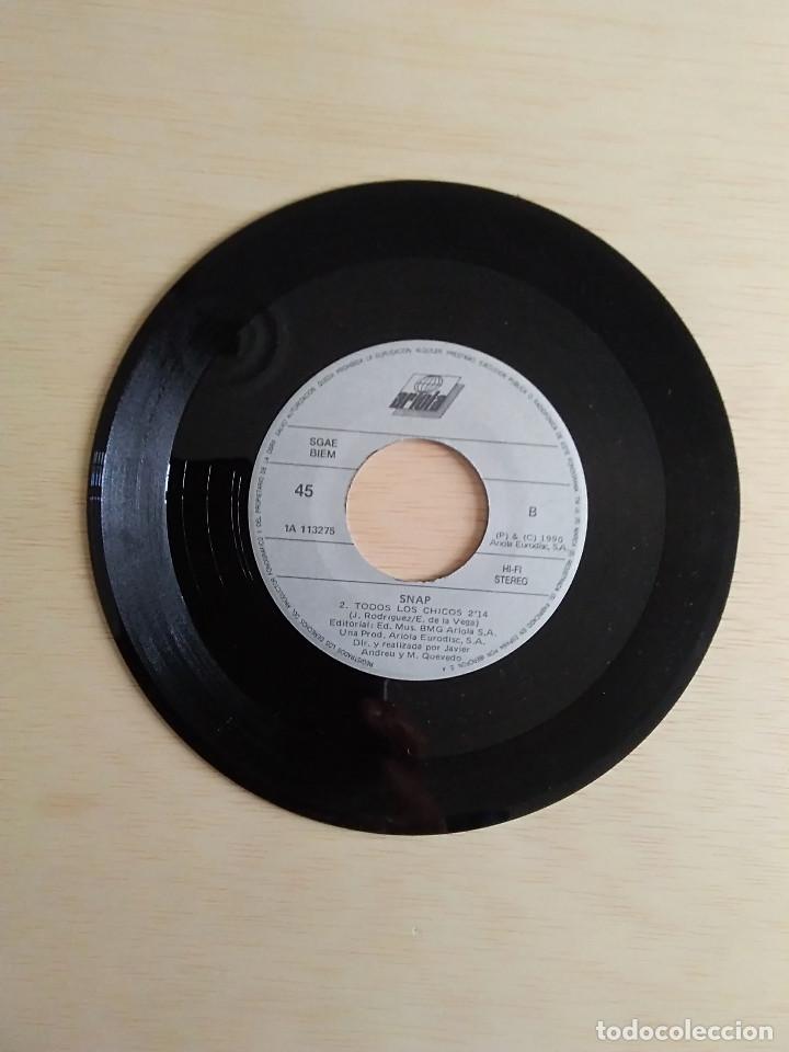 Discos de vinilo: SINGLE SNAP SENTADO EN EL PARQUE - Foto 4