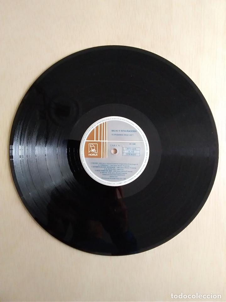 Discos de vinilo: LP MILIKI Y RITA IRASEMA SUPERDISCOGUAY - Foto 4