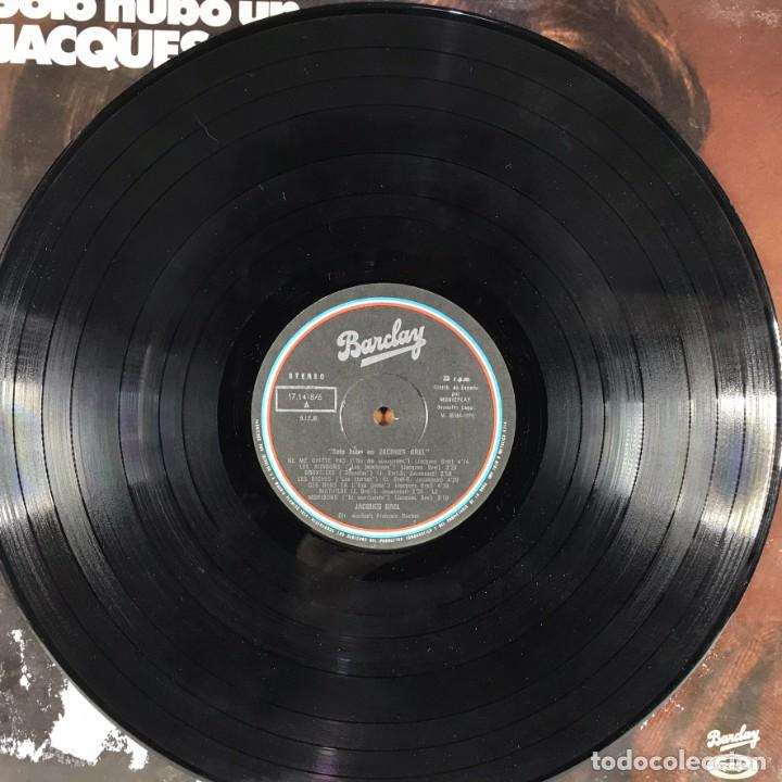 Discos de vinilo: Jacques Brel &ndash; Solo Hubo Un Jacques Brel - Vinyl, LP, Compilation - Foto 4