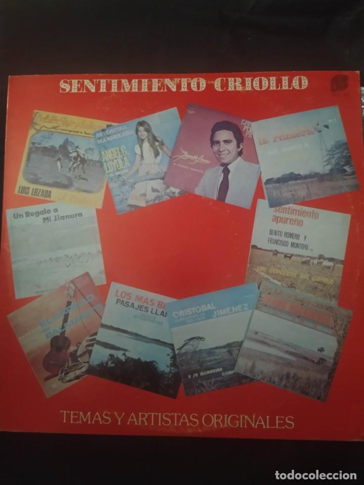 Vinyl records: Sentimiento Criollo LP VENEZUELA