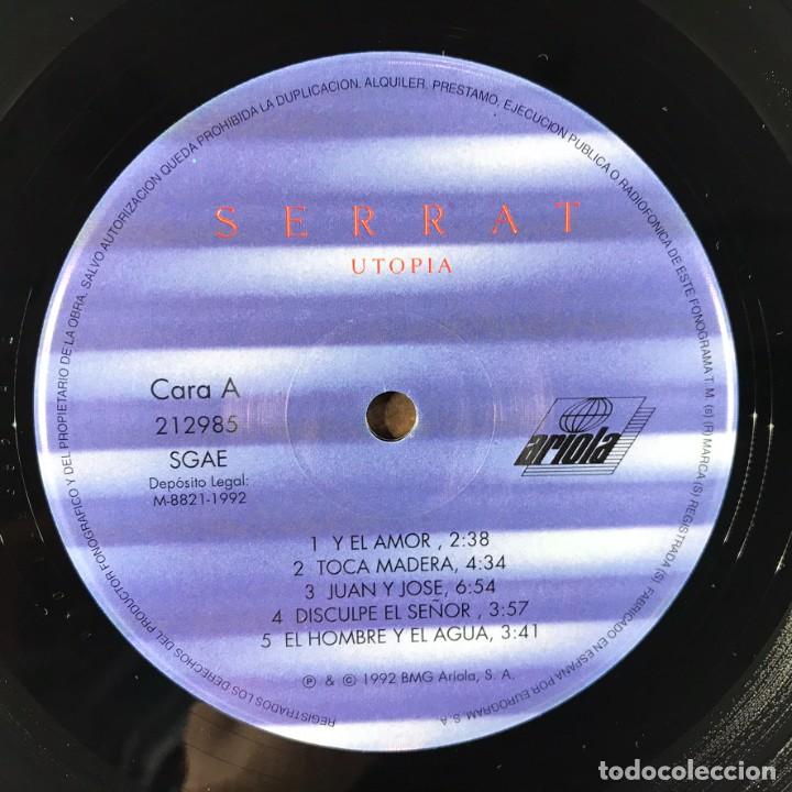 Discos de vinilo: Serrat &ndash; Utop&iacute;a - Vinyl, LP, Album - Foto 7