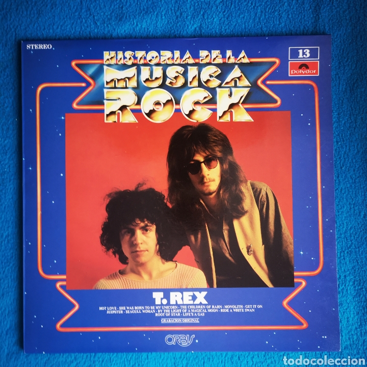 Discos de vinilo: T. REX - &Eacute;XITOS - HIST&Oacute;RIA DE LA MUSICA ROCK - ORBIS - Foto 1