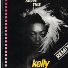 Discos de vinilo: KELLY - MOVE THIS - MAXI SINGLE 1990. Lote 335833273