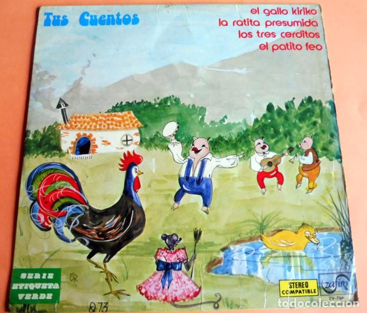 Vinyl-Schallplatten: DISCO LP - TUS CUENTOS - SERIE ETIQUETA VERDE - ZAFIRO