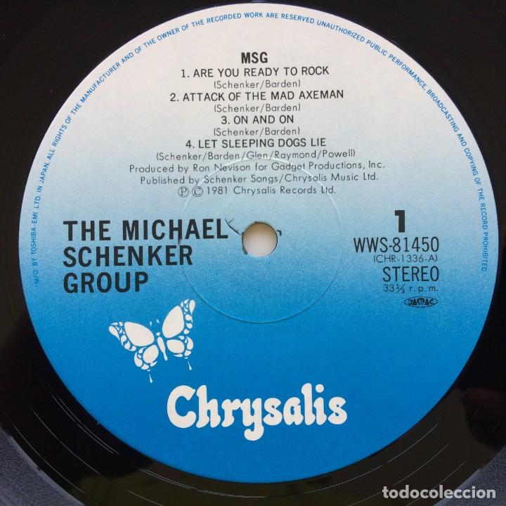 Discos de vinilo: The Michael Schenker Group &ndash; MSG , Japan 1981 Chrysalis* - Foto 6