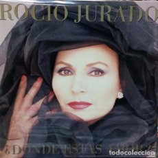 Discos de vinilo: ROCIO JURADO - ¿DONDE ESTAS AMOR? - LP EMI 1987 + LETRAS. Lote 335928033