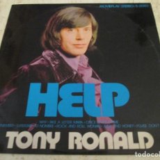 Discos de vinilo: TONY RONALD - HELP. SPANISH 12” 1971 EDITION. BUEN ESTADO. VG+