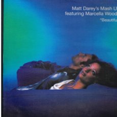 Discos de vinilo: MATT DAREY FEAT. MARCELLA WOODS - MASH UP - BEAUTIFUL - MAXI SINGLE 2000 - SOLO PORTADA, SIN VINILO. Lote 335949858
