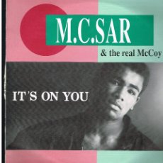 Discos de vinilo: M.C. SAR & THE REAL MC COY - IT'S ON YOU - MAXI SINGLE 1990. Lote 335950703