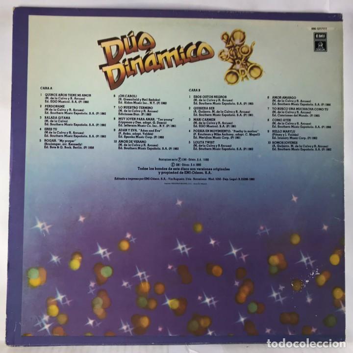 Discos de vinilo: D&uacute;o Din&aacute;mico &ndash; 20 &Eacute;xitos De Oro - Vinyl, LP, Compilation - Foto 2