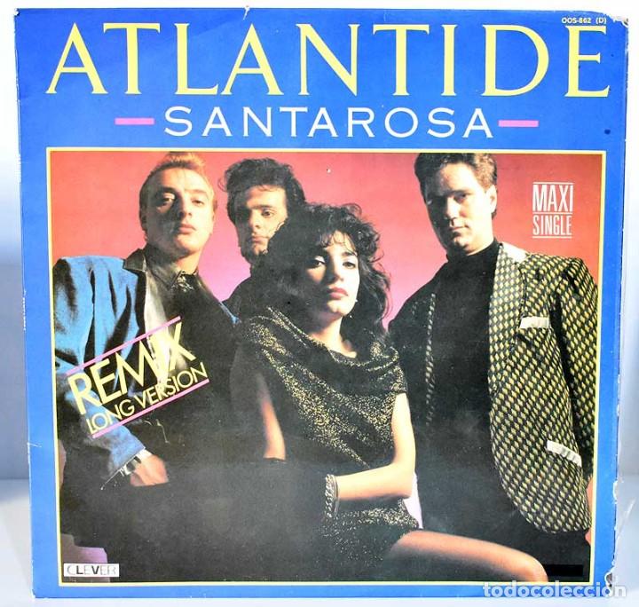 Discos de vinilo: Santarosa - Atlantide (Remix Long Version). Maxi Single - Foto 1