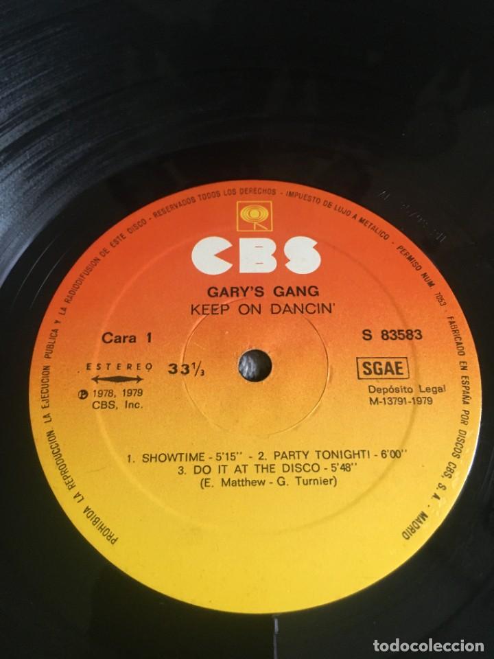Discos de vinilo: Garys Gang &lrm;&ndash; Keep On Dancin - Foto 4