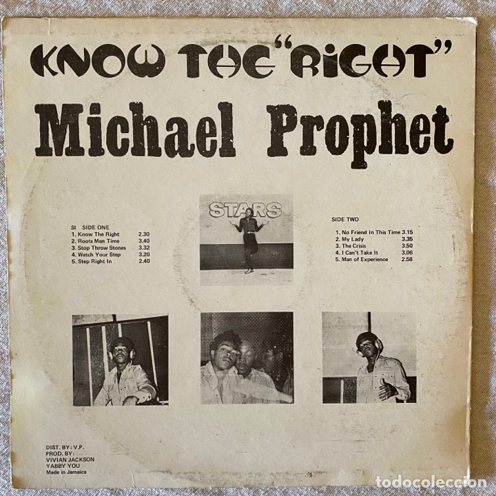Discos de vinilo: Michael Prophet &lrm;&ndash; Know The Right - Foto 2