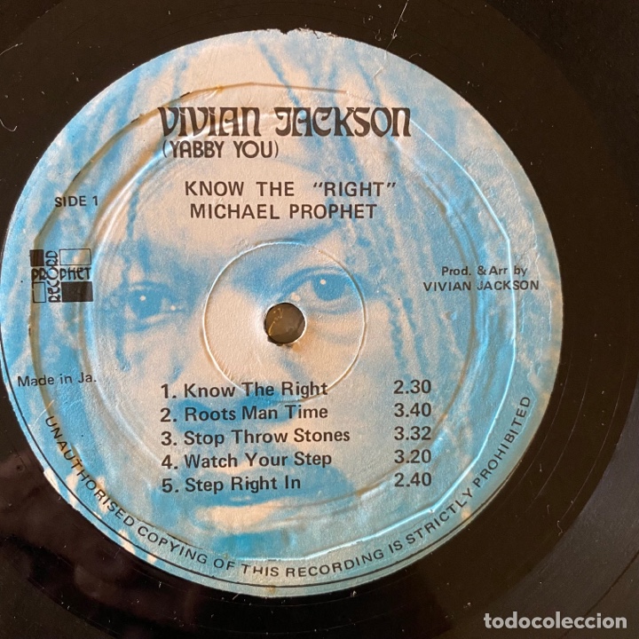 Discos de vinilo: Michael Prophet &lrm;&ndash; Know The Right - Foto 3