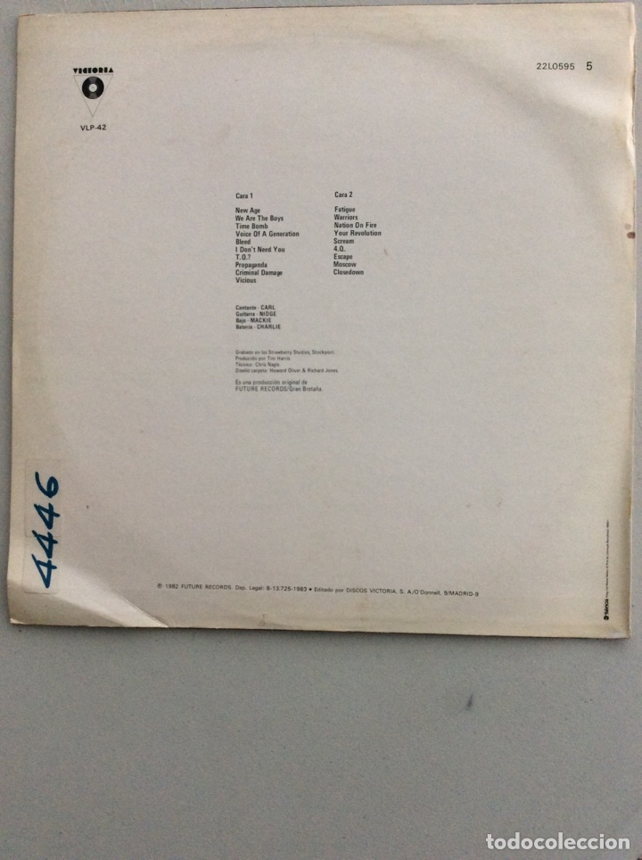 Discos de vinilo: Blitz. Voice of a generation. - Foto 2