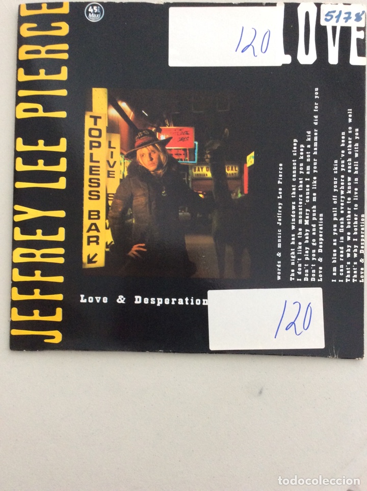 Discos de vinilo: Jeffrey Lee Pierce. Love & Desperation. - Foto 1