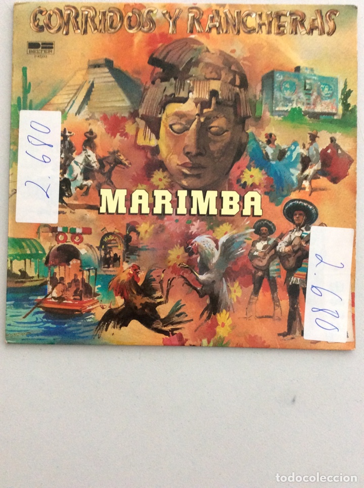 Discos de vinilo: Marimba. Corridos y rancheras. - Foto 1