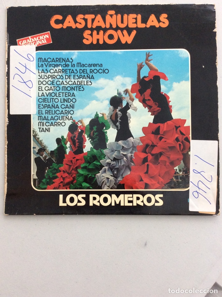 Discos de vinilo: Los Romeros. Casta&ntilde;uelas show. - Foto 1