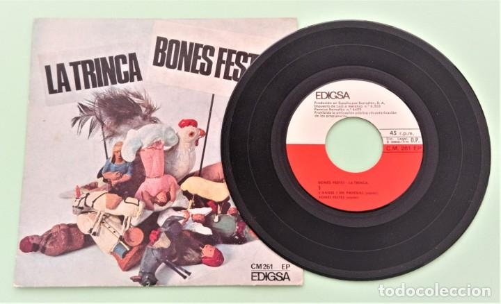 Discos de vinilo: DISCO LA TRINCA (BONES FESTES) (1970) - Foto 2
