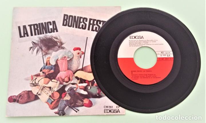Discos de vinilo: DISCO LA TRINCA (BONES FESTES) (1970) - Foto 3