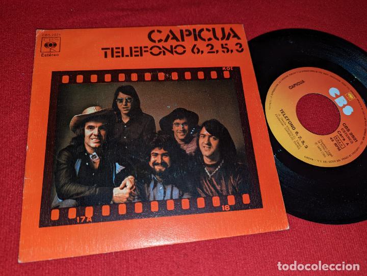 Disques de vinyle: CAPICUA Telefono 6,2,5,3/Solo hay amor 7'' SINGLE 1974 CBS