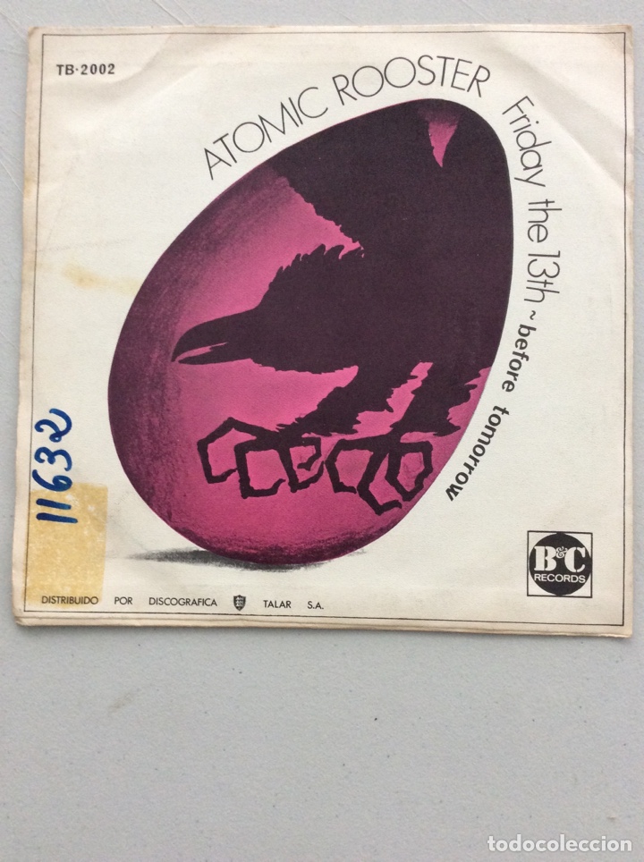 Discos de vinilo: Atomic Rooster. Friday the 13th - before tomorrow. - Foto 2