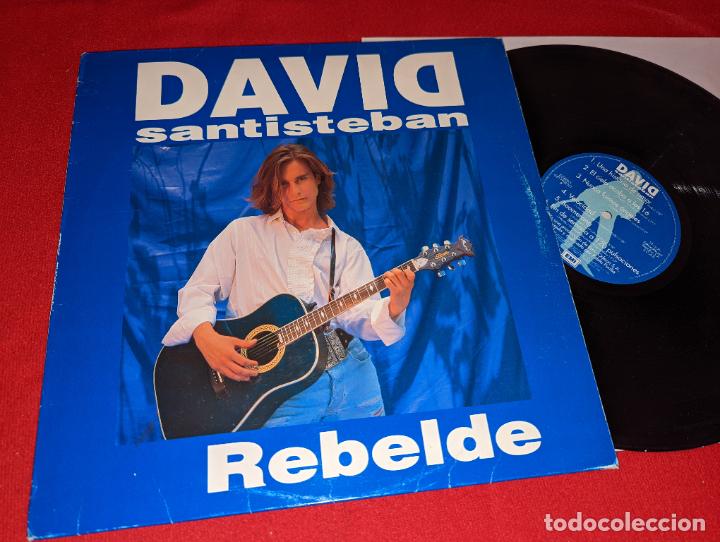 Discos de vinilo: DAVID SANTISTEBAN Rebelde LP 1992 EMI - Foto 1