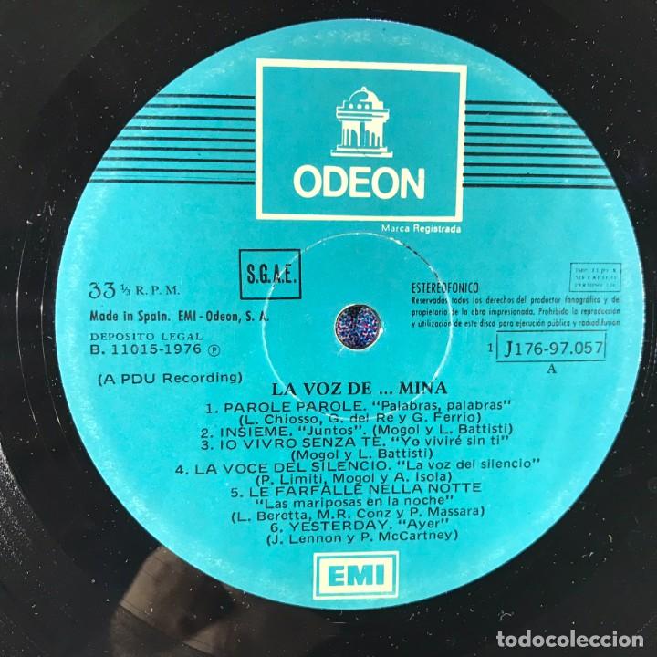 Discos de vinilo: Mina &ndash; La Voz De... Mina - 2 x Vinyl, LP, Compilation, Gatefold - SPAIN - Foto 5