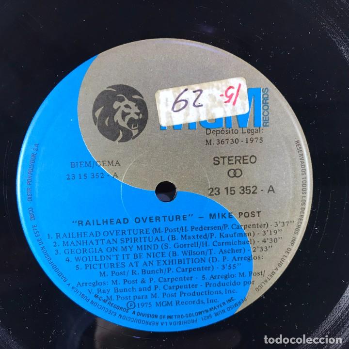 Discos de vinilo: Mike Post &ndash; Railhead Overture - Vinyl, LP - SPAIN - Foto 4