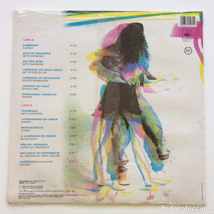 Discos de vinilo: Various &lrm;&ndash; Lambada , Italy 1989 CBS DISCO PRECINTADO - Foto 2