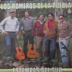 Discos de vinilo: LOS ROMEROS DE LA PUEBLA . ESTAMPAS DEL SUR . AÑO 1983. Lote 336379778