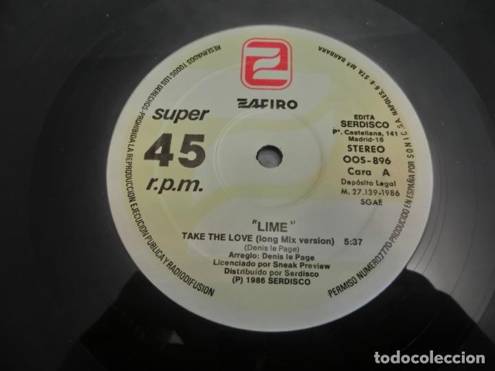 Discos de vinilo: LIME - TAKE THE LOVE - Foto 3