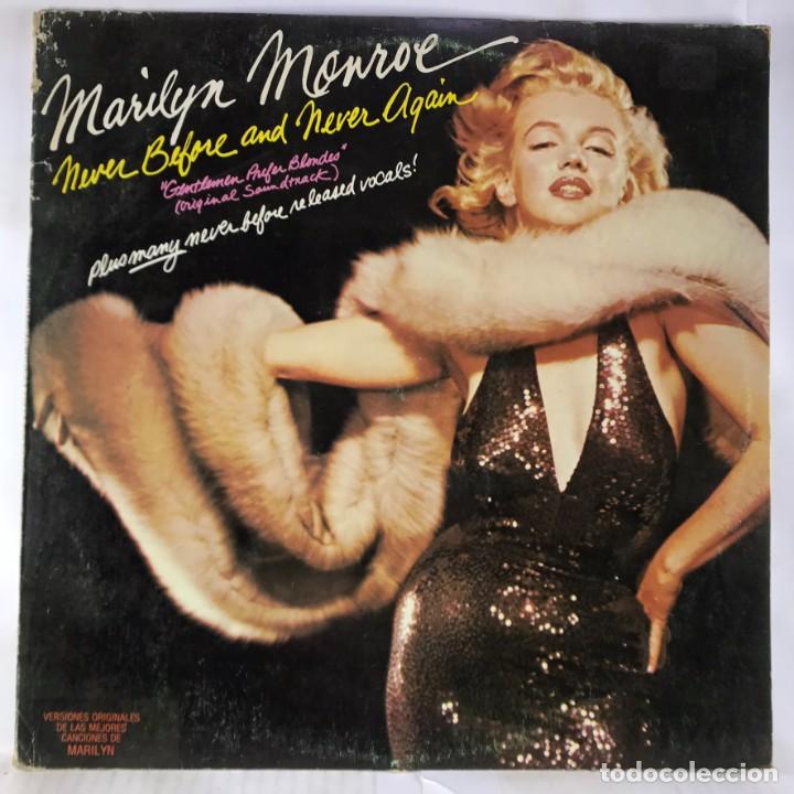 Discos de vinilo: Marilyn Monroe &ndash; Never Before And Never Again - Vinyl, LP, Compilation, Reissue - SPAIN - Foto 1