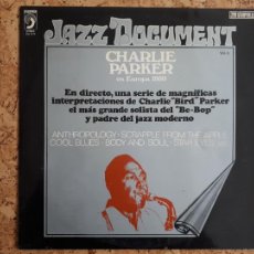 Discos de vinilo: CHARLIE PARKER - CHARLIE PARKER EN EUROPA 1950 - DISCOPHON - 1973 - VG/VG. Lote 336399103