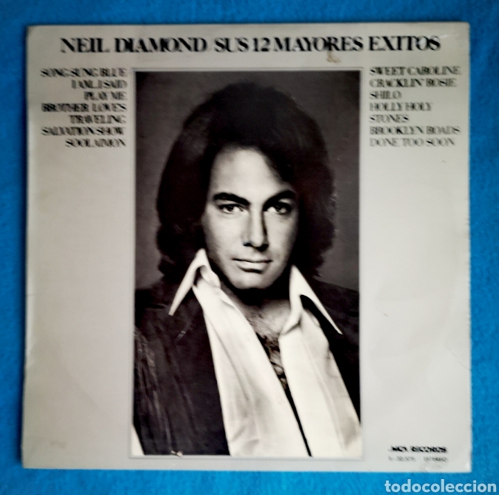 Discos de vinilo: NEIL DIAMOND - SUS 12 MAYORES &Eacute;XITOS - LP - Foto 1