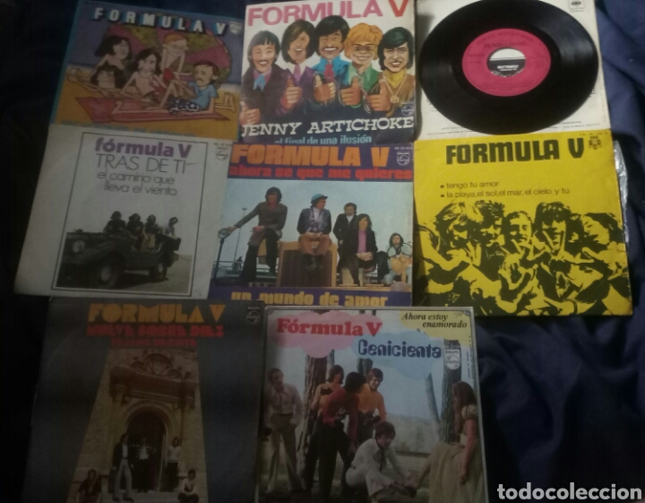 Discos de vinilo: LOTE 8 SINGLES F&Oacute;RMULA V. POP - Foto 1