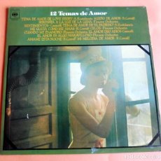 Discos de vinilo: DISCO LP - 12 TEMAS DE AMOR - TEMA DE LOVE STORY, ETC... - CBS 1977- ED. CAJA DE AHORROS PROVINCIAL. Lote 336530363