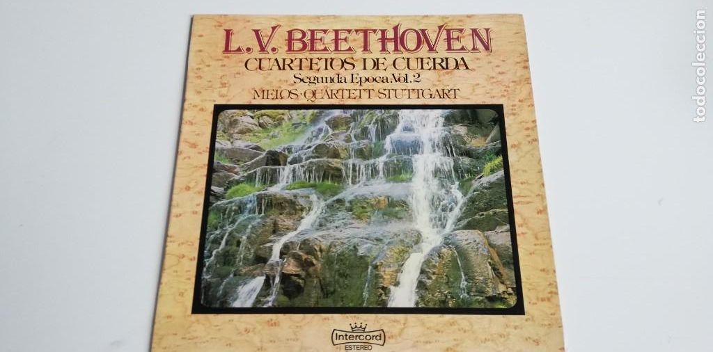 Discos de vinilo: A2- L.V. BEETHOVEN CUARTETOS DE CUERDA- VINILO 12&rdquo;- PORT VG+ DISC NM